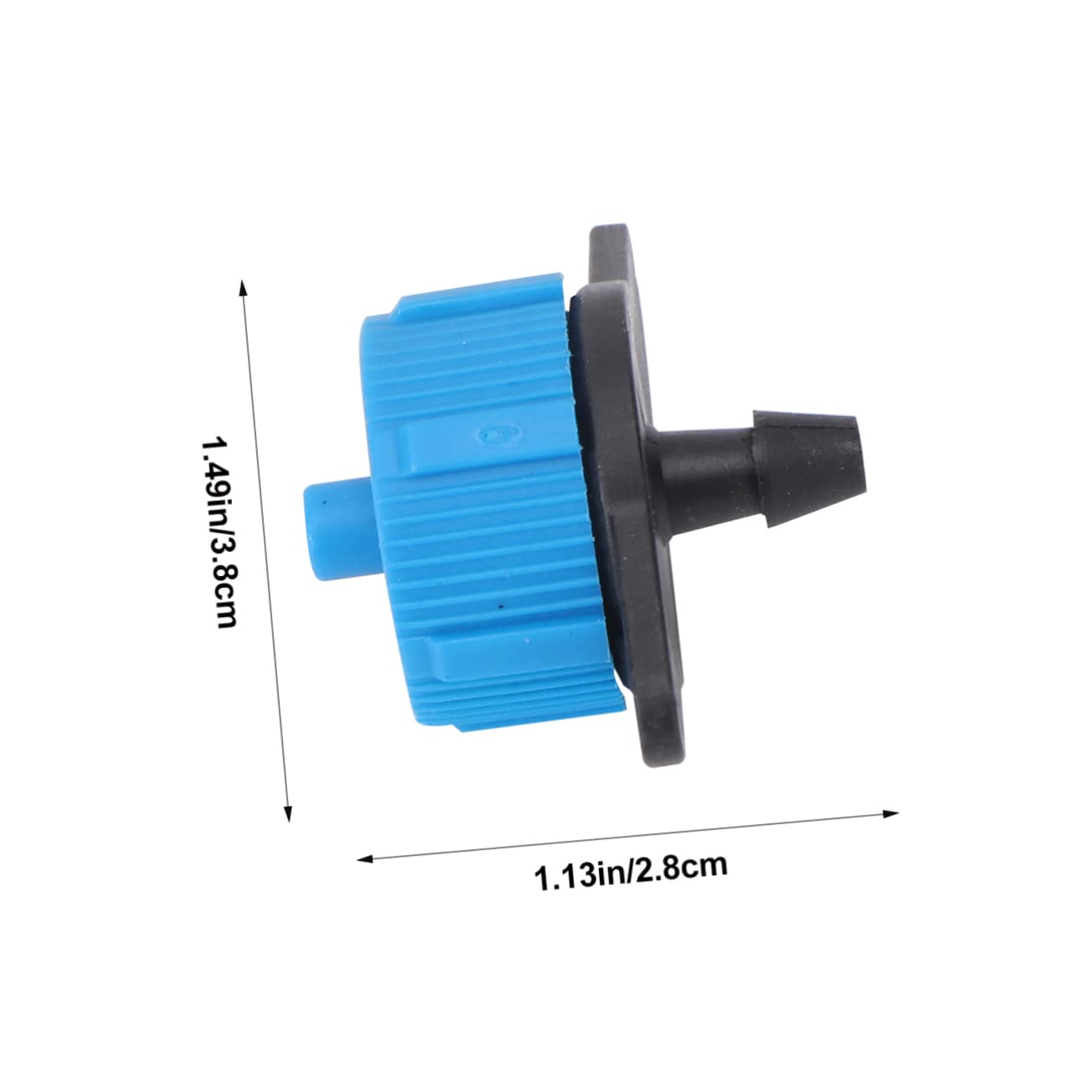 ibasenice 8l Pressure-Compensated Drippers 50pcs Drip Irrigation Dripper for Garden Lawn Flower Beds Potting Agriculture Random Style