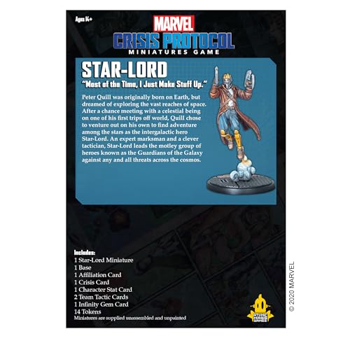 Marvel Crisis Protocol Starlord combate la monotonía con juegos de miniaturas coleccionables 3
