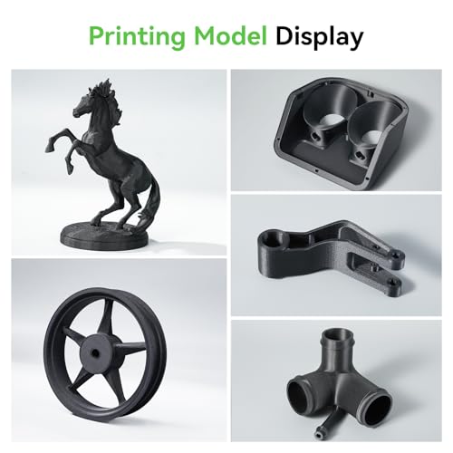 Image of Creality PPA-CF 3D Printer Filament, 1kg, High-Performance Nylon with 15% Carbon Fiber, Black