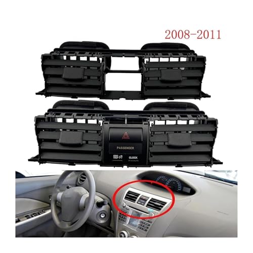 Grille tableau bord cassée Toyota Yaris solution aération centrale