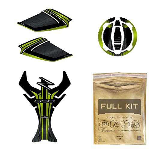 Autocollant Moto 3D haut de gamme Resin Bike pour réservoir de Kawasaki Z650 2021