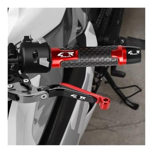 Puños manillar para CBR650R con contrapesos de aluminio anodizado negro 3