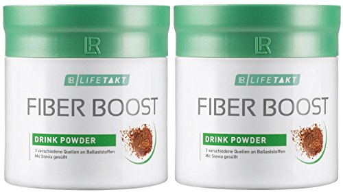 LR LIFETAKT Fiber Boost Getränkepulver Ballaststoffe Nahrungsergänzungsmittel (2x 250 g)