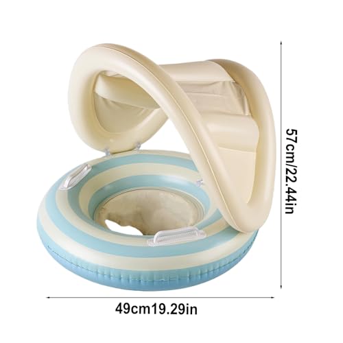 Flotador para bebé y anillo de asiento para niños pequeños con ayuda ajustable 4