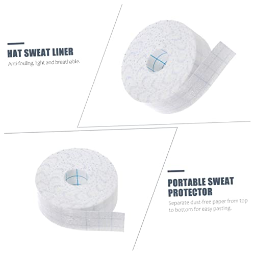 WOFASHPURET 5 Rolos Decote Almofada De Suor Fornecimento Almofada De Absorção Forro Protetor De Suor