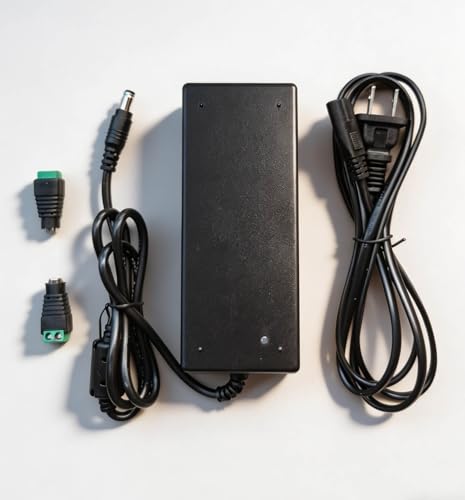 12V Power Supply 10A 120W AC Adapter - 100-240V to DC 12V 10Amp Converter with 5.5x2.5mm Plug for LED Strip Light CCTV Camera 3D Printer LCD Monitor & More