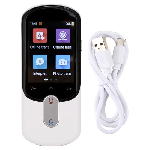 Flohterys Traductor de Voz Inteligente F4A Traductor Sin Conexión Lápiz de Traducción Simultánea en Varios Idiomas