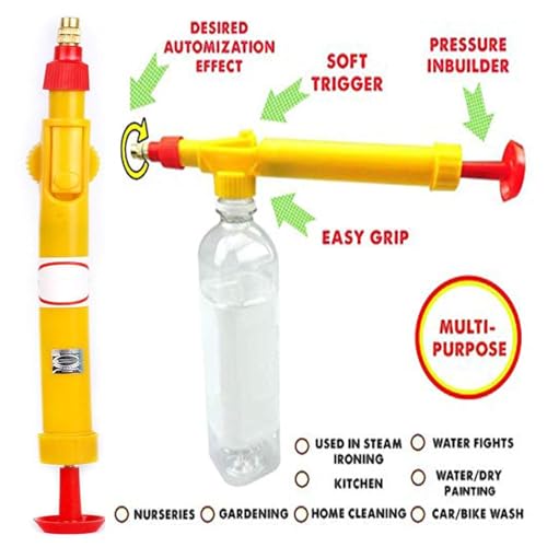 Image of Manual Hand Pump Sprayer for Gardening, Watering, High Pressure Bottle Spray Pump | Pest Control & Household Cleaning