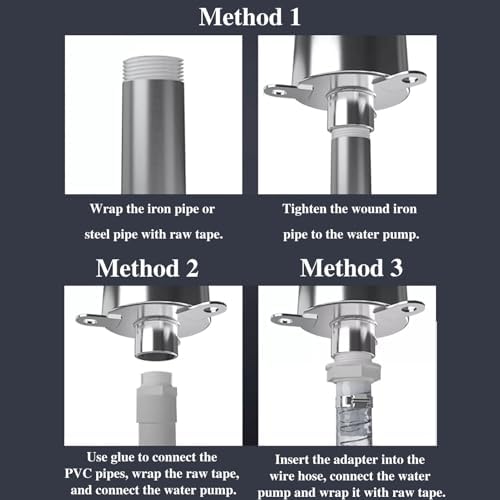 Stainless Steel Emergency Manual Water Well Hand Pump Kit - Durable Pitcher Pump for Efficient Water Drainage & Irrigation (58cm/22.8") - Ideal for Outdoor & Survival Use