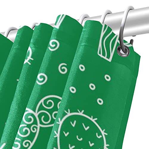 Rideau de douche cactus étanche 183x183 cm pour éviter l'eau au sol - 6