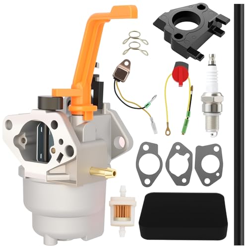 0J58620157 Carburetor for Generac GP5500 GP7500E GP6500 GP6500E GP5000 RS5500 Huayi Ruixing 14HP 15HP 16HP 188F 190F Generator with Air Filter Spark Plug