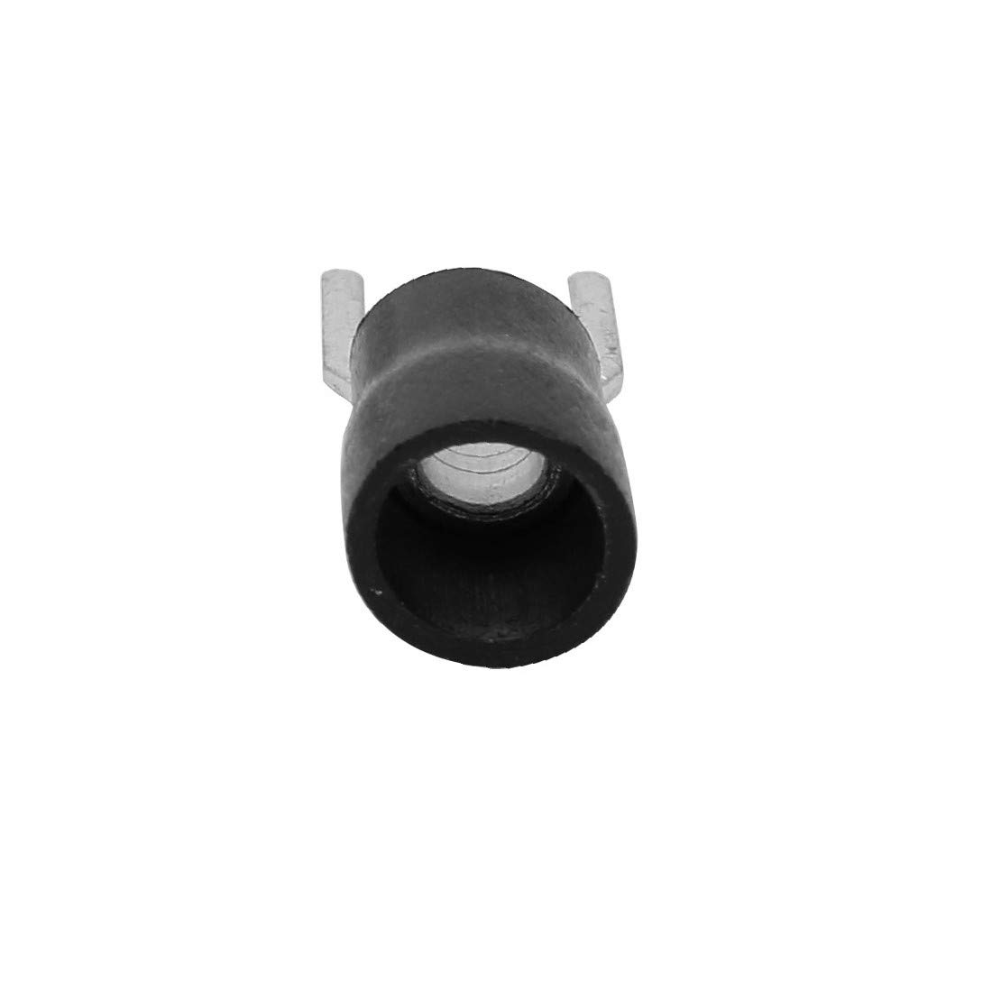 New Lon0167 100Pcs SV5.5-6S Destacados AWG 12-10 Terminales eficacia confiable de engarce de tipo U Conectores de cable pre-aislados negro(id:038 17 7c 1eb)