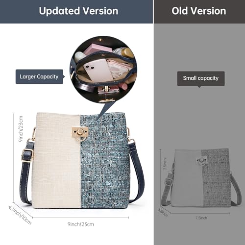 Bolso bandolera KALIDI de cuero vegano para mujer miniatura 5