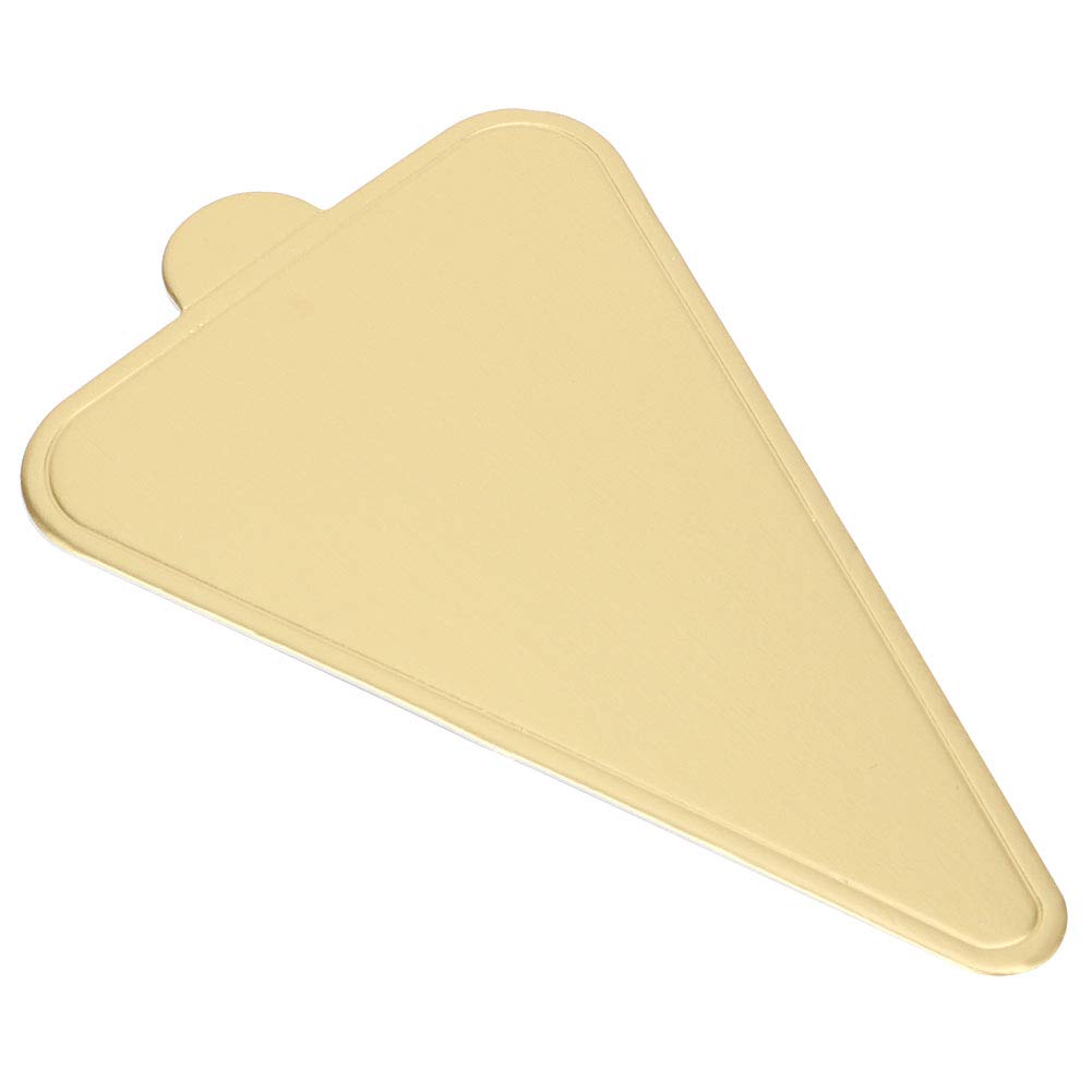 300 pezzi sottotorta triangolari dorati base per torta mousse vassoio per cupcake display in cartone per uso alimentare decorazioni per dessert per matrimoni feste di compleanno