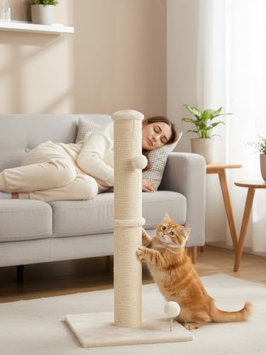 Rascador Torre para Gatos con Cuerda de Sisal Natural miniatura 6