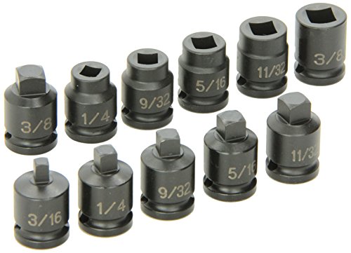 Grey Pneumatic (1211P 3/8" Drive 11-Piece Pipe Plug Socket Set #TOP1