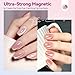 SAVILAND Cat Eye Magnetic for Nail: 3-in-1 Cat Eye Gel Nail Polish N35 Neodymium Strong Suction Magnet Wand Stick Diverse Effect Double Ended Manicure Salon Design Art Tools Set Accessories