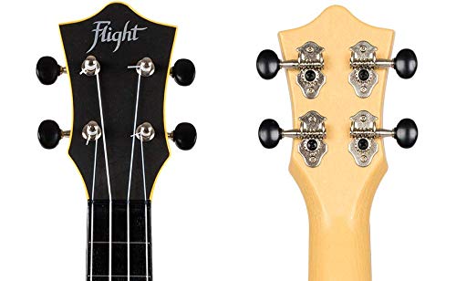 Flight TUS-35E BK 4-String Electro-Acoustic Travel Soprano Ukulele-Black thumb #4