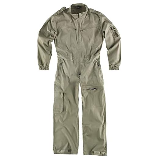 Work Team Buzo Multibolsillos. Mono de Trabajo mecánico o Industria. Tejido Ripstop, antidesgarro y de Alta Resistencia. Verde Kaki XL