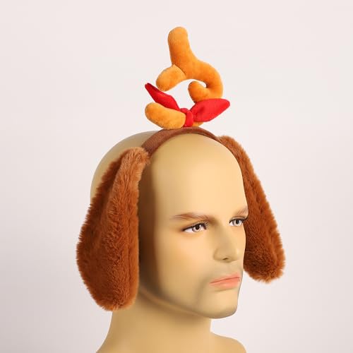 Disfraz con orejas de perro peludas para Halloween miniatura 4