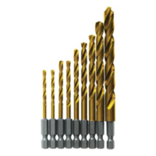 Kit de brocas BOSCH TI9IM, estojo incluído, 9 peças