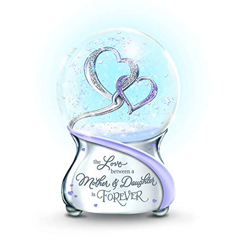 'Love Between Mother And Daughter Is Forever' Glitter Globe – Musical glitter globe for daughter from mother. Plays: 'Always In My Heart'. The Bradford Exchange!