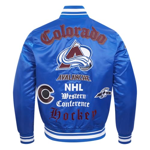 Image of Pro Standard Mens NHL Old English Satin Jacket