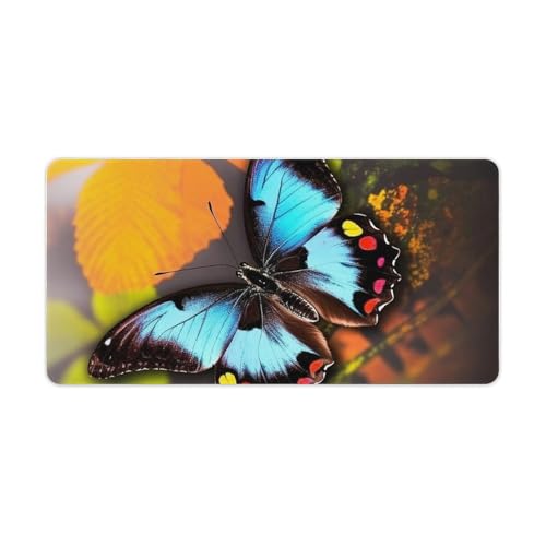 Alfombrilla para mouse grande RLDOBOFE 60x30 cm blanca