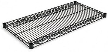 Extra Shelves,36"x18dia,Black,PK2