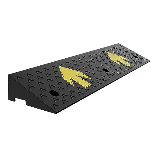 Rampas portátiles ligeras para silla de ruedas, rampa para perros, rampa para bicicletas, rampa para umbral o rampa para motocicleta (Tamaño: 1.6in) miniatura 1