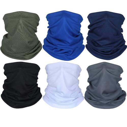 Geyoga Winter Face Mask for Men Ski Mask Neck Gaiters Scarf Face Covering Balaclava Fishing Cycling Running Windproof Bandana