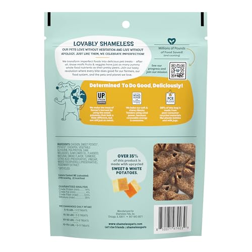 Image of Shameless Pets Soft Dog Treats - Cheeky Chicken Meaty Tenders, Soft & Chewy Treats for Dogs, Real Chicken 1st Ingredient, Grain Free, Healthy Treats for Small, Medium & Large Dogs, 8oz