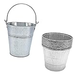 HIAKDOFT 10 Pezzi Secchio Olio Barbecue con Fodere USA e Getta in Raccogligrasso Portatile...