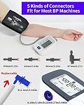 Medium Easy Wrap Blood Pressure Cuff for Thin and Small Arm,Compatible with Omron 7”-14” Inches (17-36CM) M Adult BP Replacement Cuff LUANERL