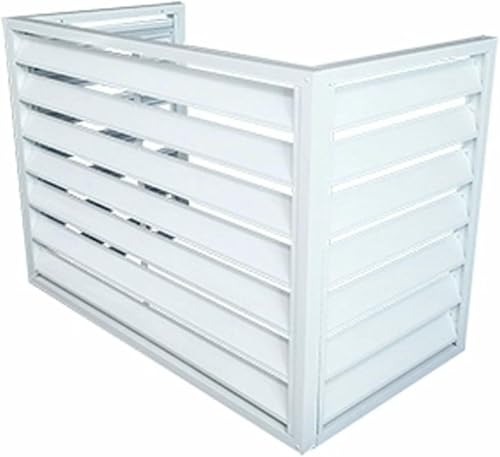 Air conditioning cover extérieur alu marron cache clim S - 2