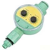 TRJZWA Programador de riego para jardín, Color Verde Claro