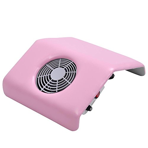 AW Pink 24W Nail Drill Art Dust Suction Collector Manicure Filing Acrylic Gel Machine Nail File Tool