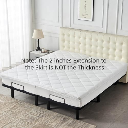 Cubrecolchón California King split Kingnex para cama articulada 5