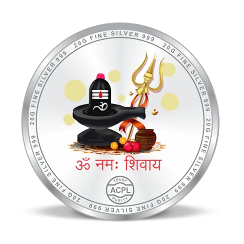 ACPL Silver Coin BIS Hallmarked Shiv Pariwar 999 Pure by ACPL Precious Moments - Image 3