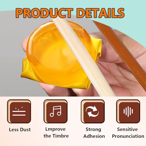 2 Stück Kolophonium, Natürliches Kolophonium für Viola und Bratsche Cello Premium und Staubarmes Kolophonium Bogenharz Geige Rosin Kolofonium Perfekt für Bogeninstrumente Erhöht Klangqualität (C)