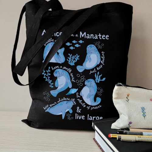 Bolso Tote Manatee Advice from A Manatee miniatura 4
