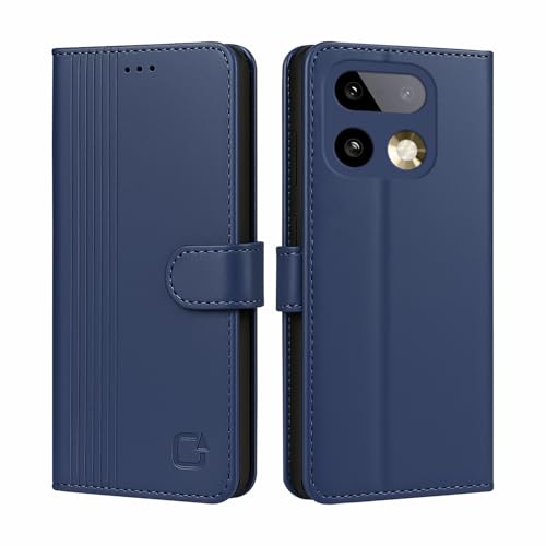 Image of AIBEX Shock Proof Flip Compatible for Realme 16 Pro Plus 5G Flip Cover Leather Finish | Inside TPU with Card Pockets | Wallet Stand | Complete Protection Flip Case