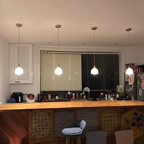 Lámpara colgante de techo para comedor y cocina con cristal ajustable 5