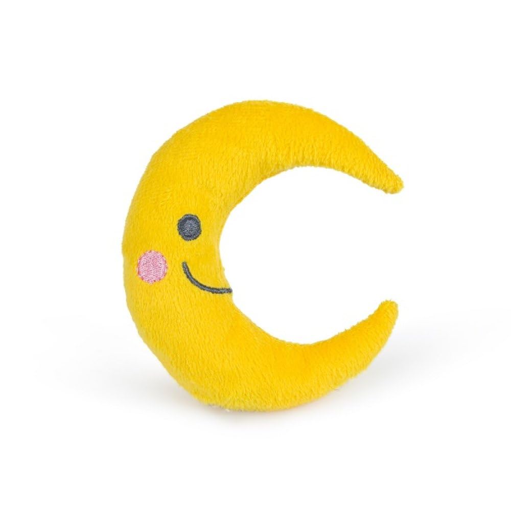 Petface (Little Petface) Moon Plush Kitten Cat Toy, Filled with Natural Catnip