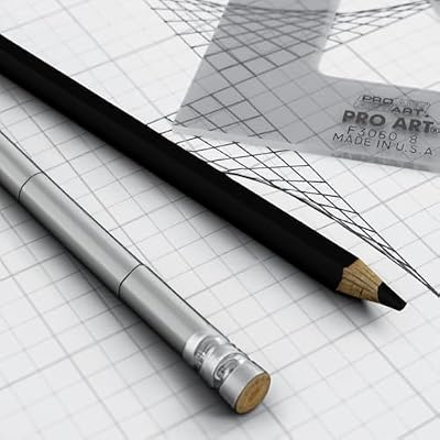 Pro Art 8-1/2-Inch by 11-Inch Cross Section Paper Pad, 4 Squares per Inch