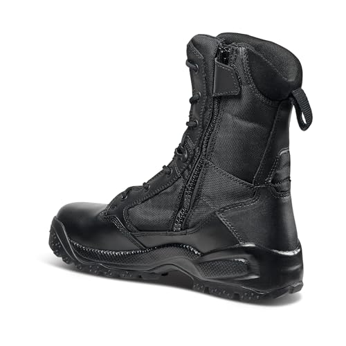 5.11 Tactical Men's Boots, ATAC 2.0 Side-Zip, 8-Inch, Black, 8 Regular, Style 12391ABR