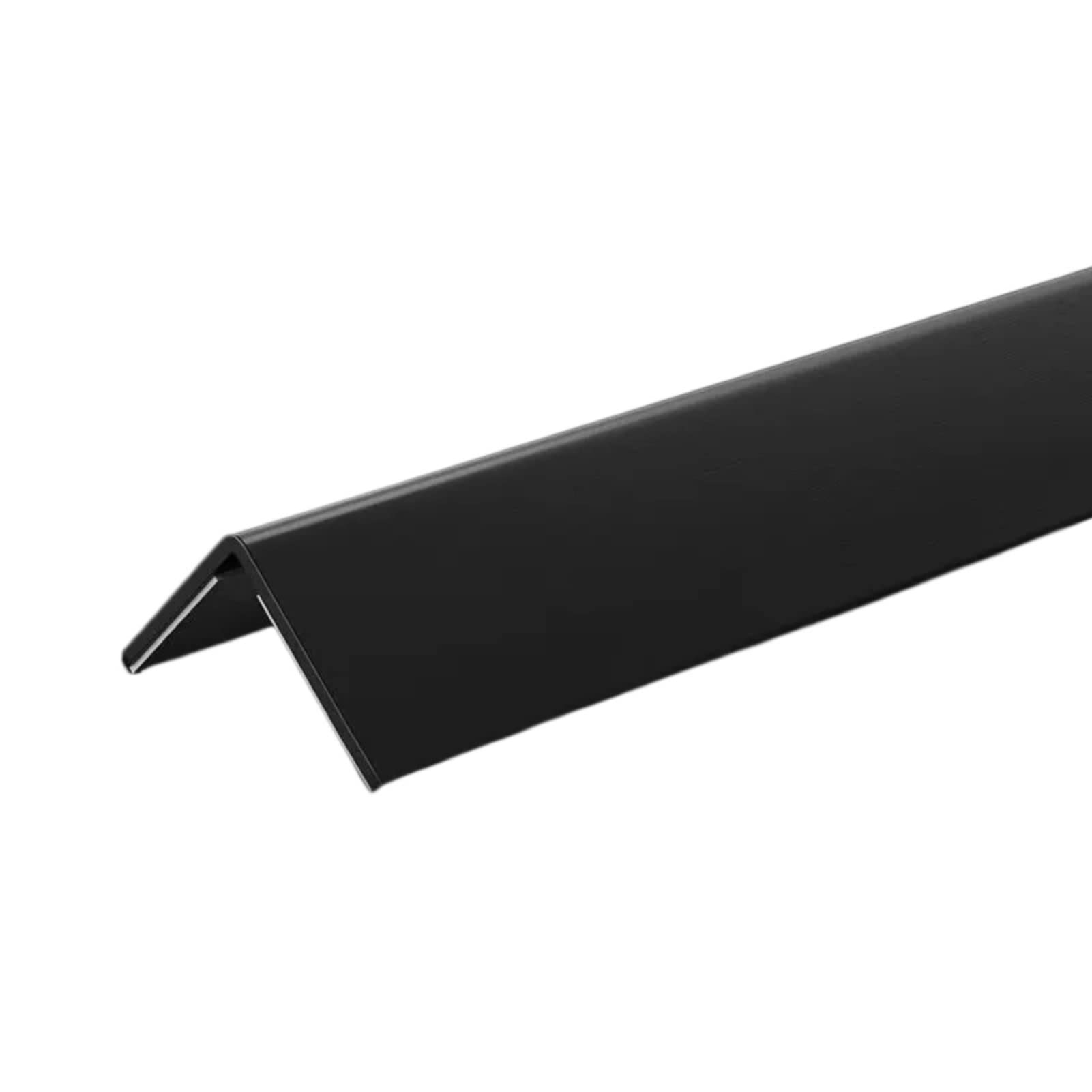 Wall Corner Protector, PVC Wall Protectorfor Ceramic Tile Wallpaper,Cabinets Cupboard Sharp Edging Trim Strip,0.98''Wide,0.8/1/1.2/1.5/1.7/2/2.4(Size:2.4m) (Color : Black, Size : 1.7m)