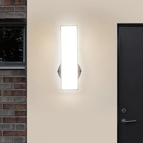 Lampe murale imperméable IP65 en aluminium avec éclairage LED blanc puissant