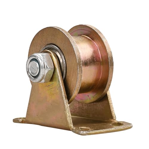 Roulements pour portail coulissant en acier durable, galet fluide de 79 mm pour un guidage parfait