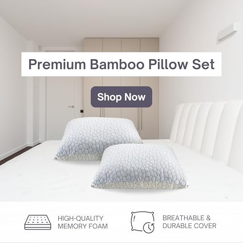 Set 2 Almohadas Espuma Viscoelástica Tamaño Estándar miniatura 2
